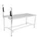 Deep Surgical 72x30x32 inch Stainless Steel Plain Labour Table