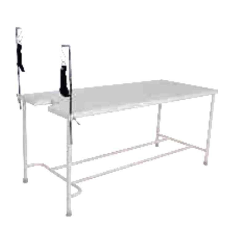 Deep Surgical 72x30x32 inch Stainless Steel Plain Labour Table