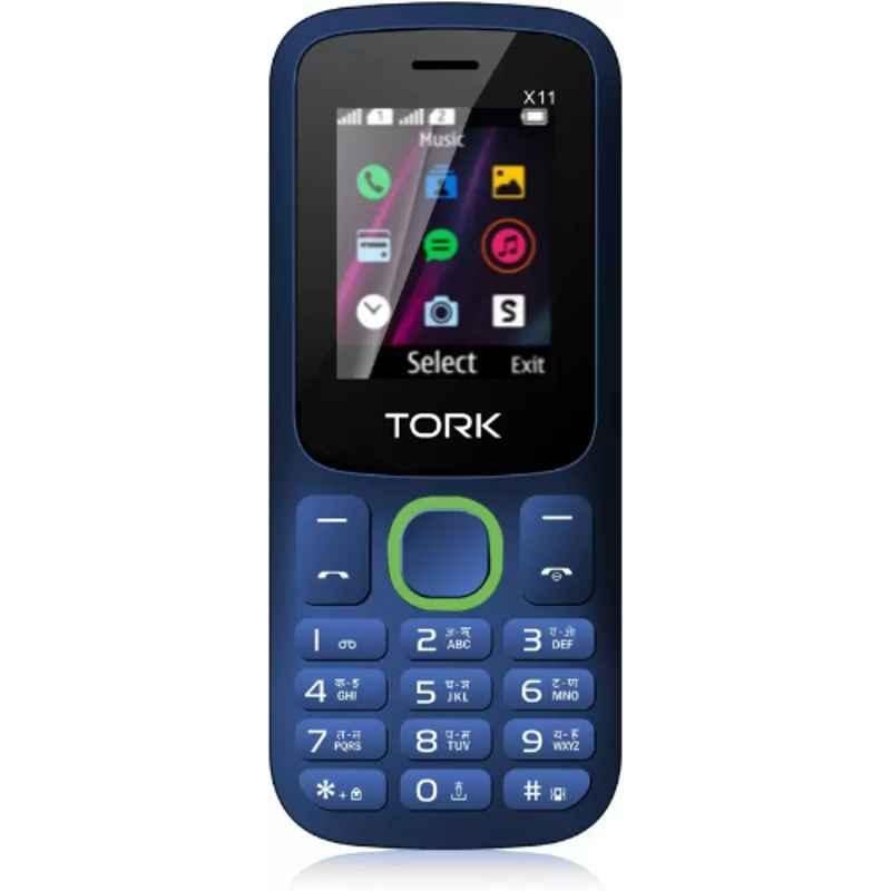 Tork X11 1.8 inch Blue & Green Feature Phone