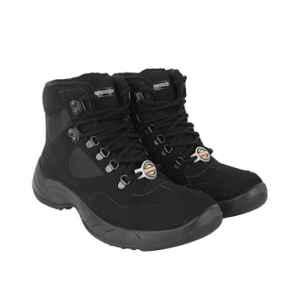 Liberty Warrior Mountain Leather Soft Toe Black Trekker Work Safety Boots, LB-MT, Size: 7