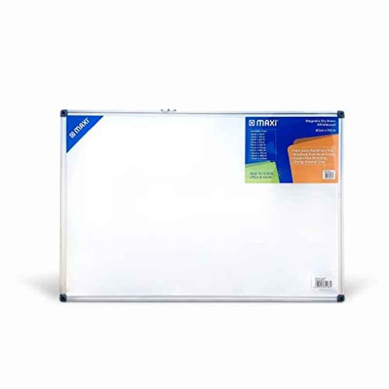 Maxi 60x90cm Aluminium Framed Single Sided Magnetic Whiteboard
