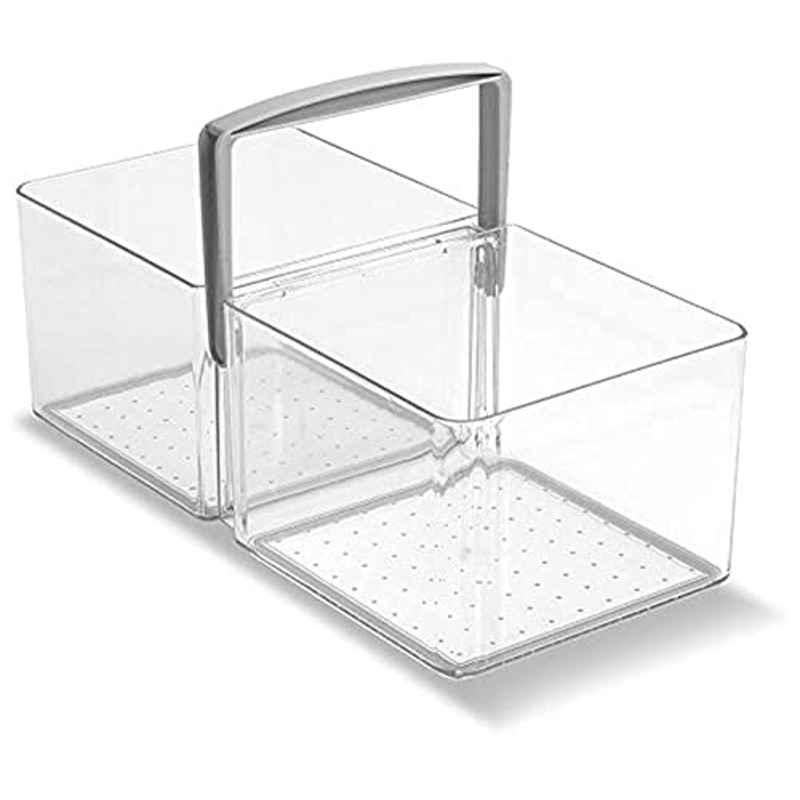 Madesmart Plastic Light Grey Tote, 95-51009-04