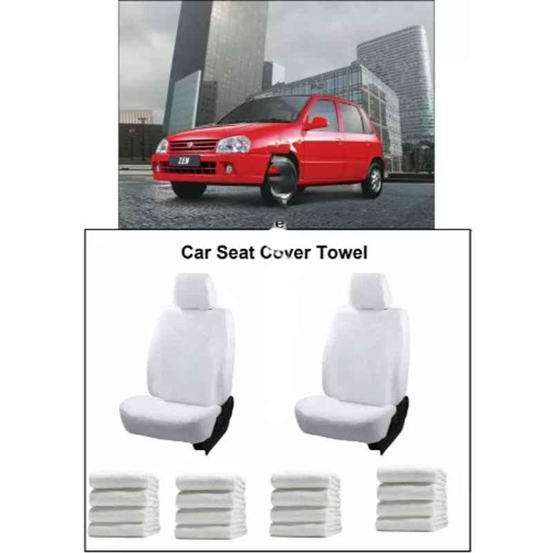 Buy Oscar White Aut-Sn-4075 Towel Pcs\\Set Maruti Suzuki Zen Car