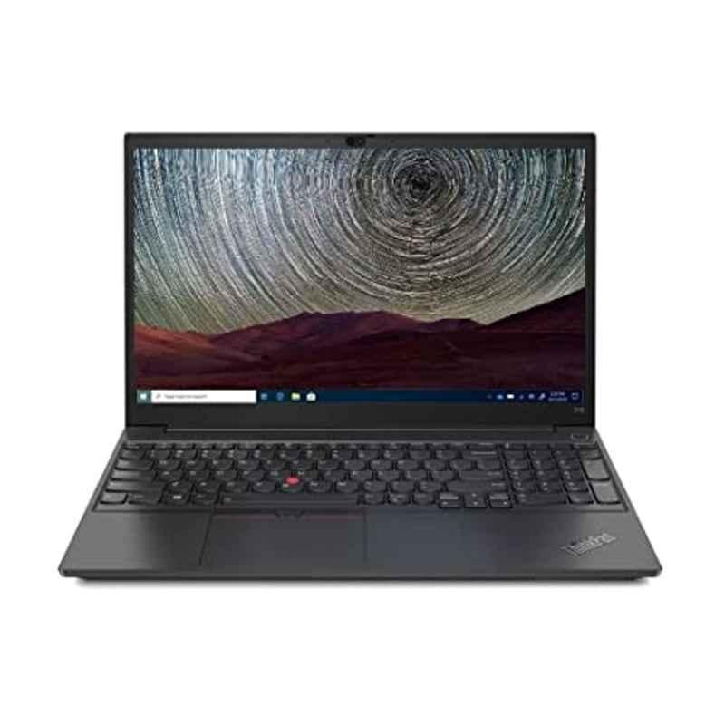 Lenovo ThinkPad E15 Black Laptop with Intel Core i3 11th Gen/8GBRAM/256GB SSD/Intel UHD Graphics & 15.6 inch Display, 20TDS0T900