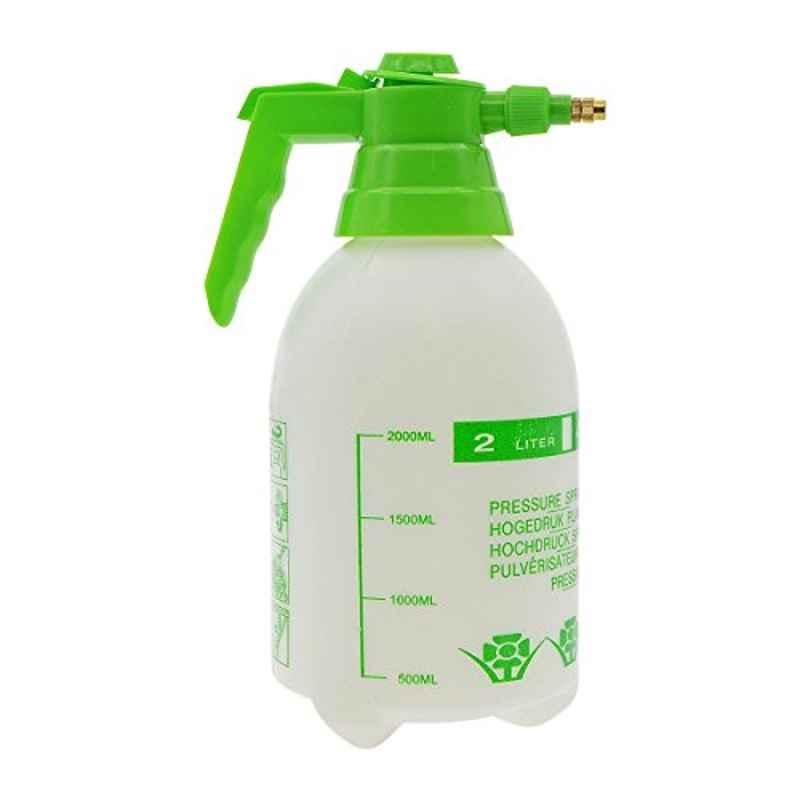 Saim Manual Pressurized Type Pump Garden Spray/Lawn Sprinkler/Water Mister/Spray Bottle For Herbicides, Pesticides, Fertilizers, Plants Flowers-2 L Capacity-Green