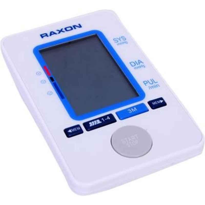Raxon BP-02 White Automatic Upper Arm Digital Blood Pressure Monitor
