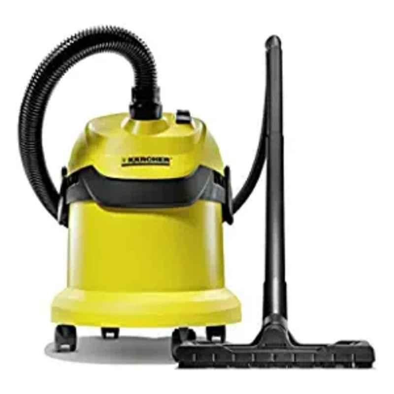 Karcher WD2/MV2 1000W 12L Yellow Wet & Dry Vacuum Cleaner, 16297600