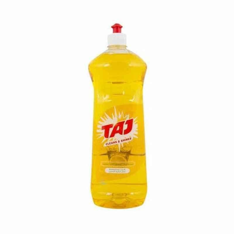 Taj Dishwashing Liquid, Lemon, 1 L, 12 Pcs/Pack