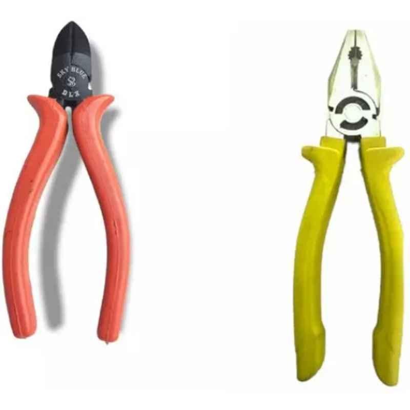 Sky Blue 2 Pcs 7.8 inch Stainless Steel Groove Plier Combo, SBE_PLIER_0685