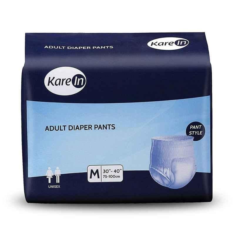 Karein Medium Adult Diaper Pants, Waist Size 75-100cm (Pack of 3)