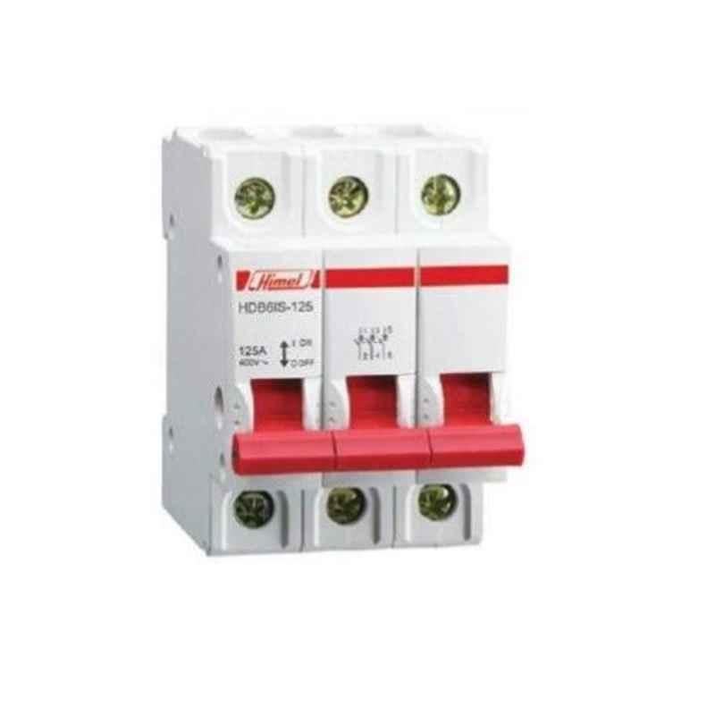Himel 125A 3P DIN Isolator Switch, HDB6IS3125