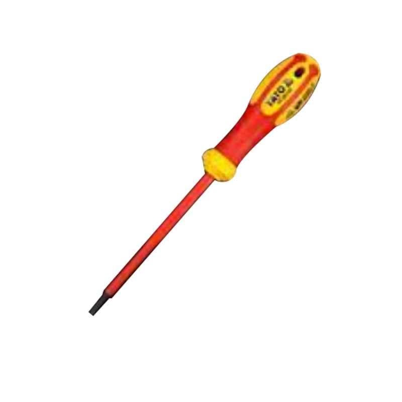 Yato 3.5x100mm VDE-1000V Insulated Slotted Screwdriver, YT-28132
