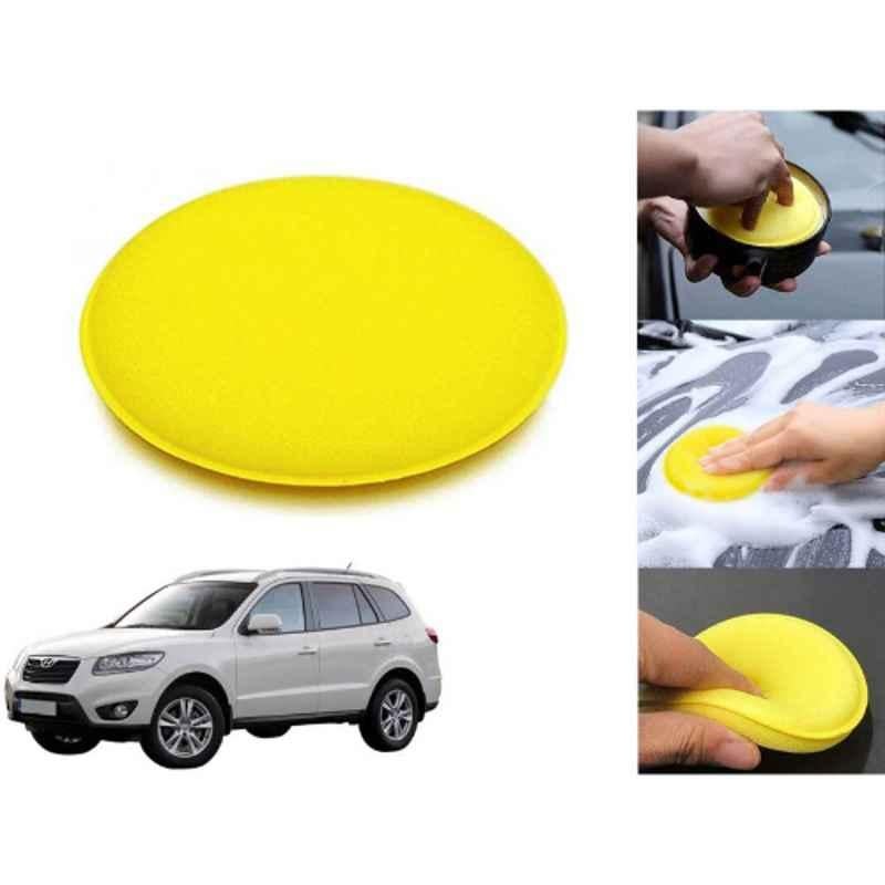 Auto Pearl Polyurethane Beige Washing & Waxing Polish Foam Sponge for Terracan