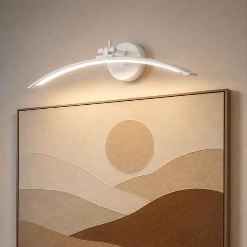 Magik Glamora 15W 3000K White Body Warm White LED Mirror Light, OGGW015W4580