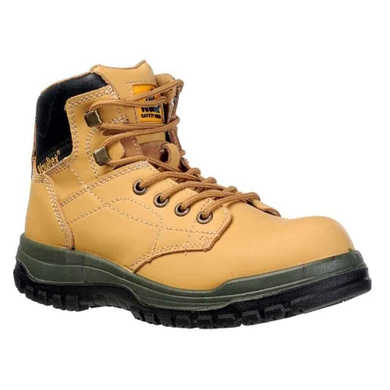 Vaultex DAD Leather Honey Safety Shoes, Size: 38