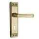 ATOM 8 inch Brass & Iron Brass Antique Finish Mortise Door Lock Set, MH-607-KY-BA