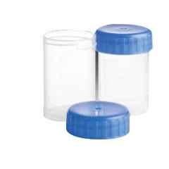 Axiva 60ml PS & PP Sterile Sample Container with Screw Cap, 018256 B (Pack of 500)