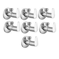 Fastgear Fusion Stainless Steel Silver Chrome Finish Angle Valve, FG2097 (Pack of 7)