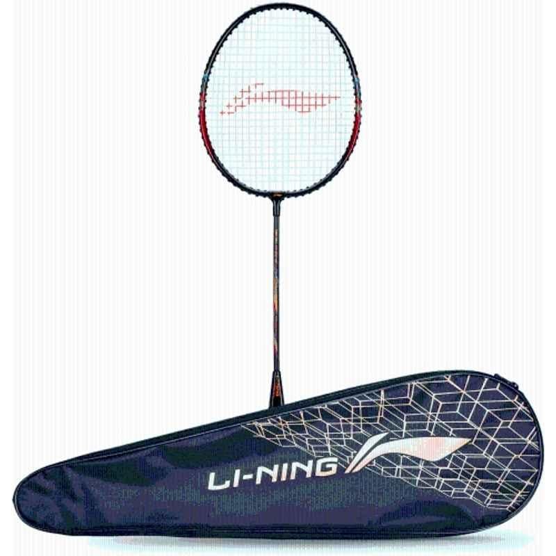 Li-Ning Smash XP 60 IV 95g Black & Pink Strung Badminton Racket with Full Cover