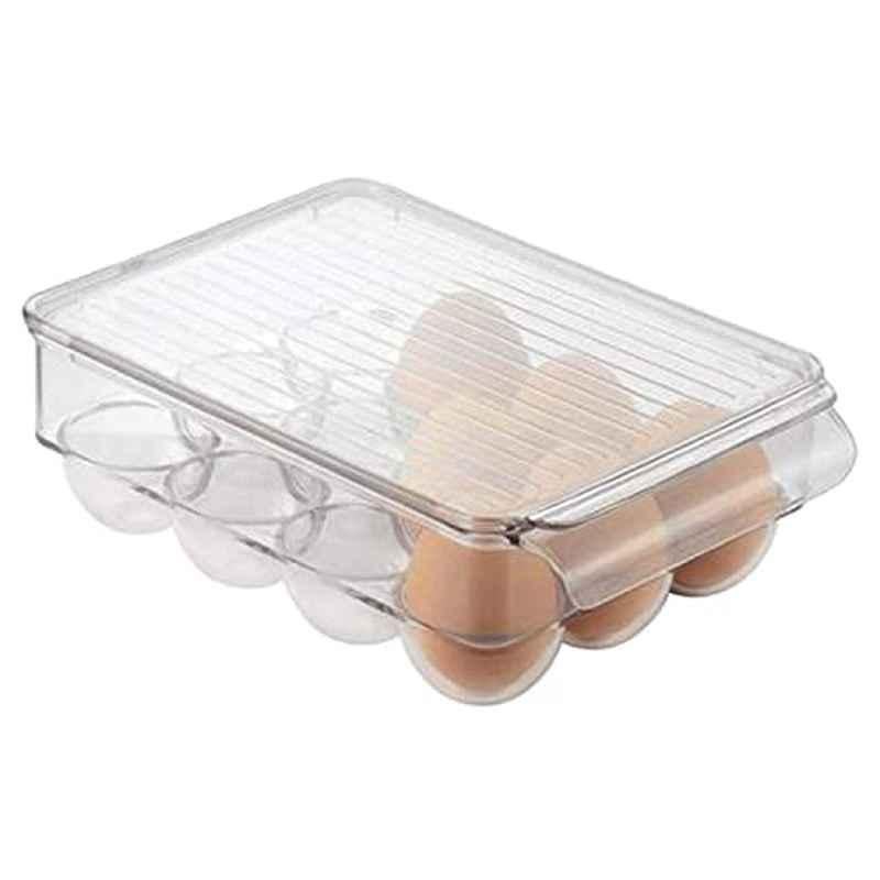 Interdesign Plastic Clear Fridge Binz Egg Holder, 111072