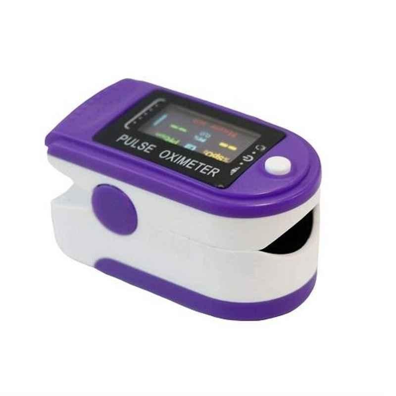 Trueview i31 White & Purple Fingertip Pulse Oximeter with OLED Display