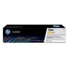 HP 126A Yellow Original LaserJet Toner Cartridge, CE312A