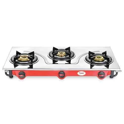 Buy online stainless steel three burner cooking range in India at best  price.