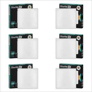 Sturlite Lexxo 8W 800lm Cool White Square LED Surface Light (Pack of 6)