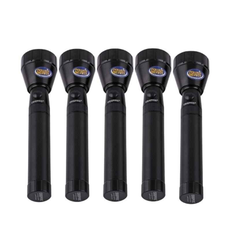 Geepas 5Pcs 1500mAh Rechargeable LED Flashlight Set, GFL51075