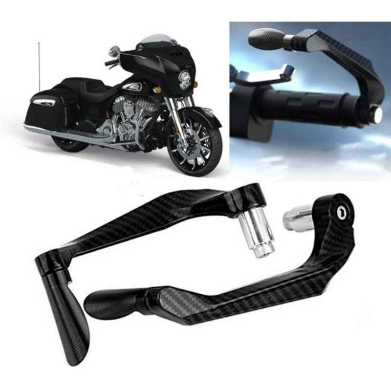 Auto Pearl 2 Pcs Aluminium Carbon Black Brake Clutch Lever Set for Indian Indian Chieftain