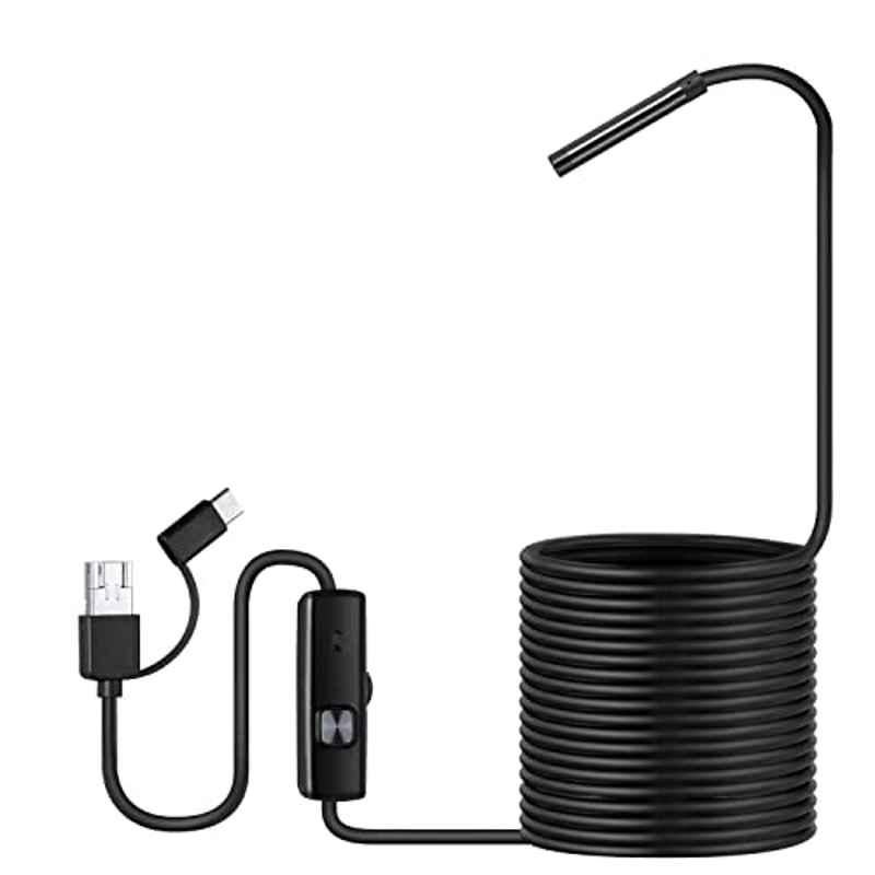 Rubik 7m 720P Type-C USB Endoscope with 6 Adjustable LED Lights & 3.5m Soft Wire, RESTC-1