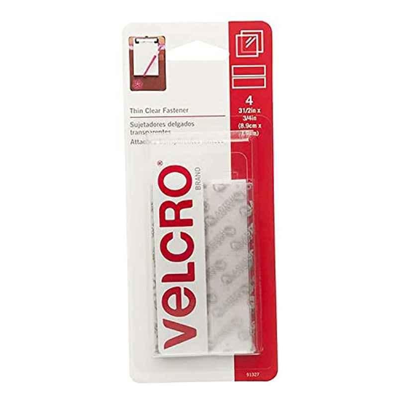Velcro 8.9x1.9cm Velcro Sticky Back Strip Fastener, 91327