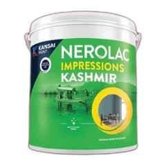Nerolac Impressions Kashmir 10 Litre White Interior Wall Emulsion Paint with Low VOC, Washable & Stain Resistant