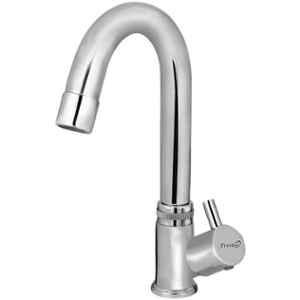 Prestige Dove Brass Chrome Finish Swan Neck Wash Basin Tap