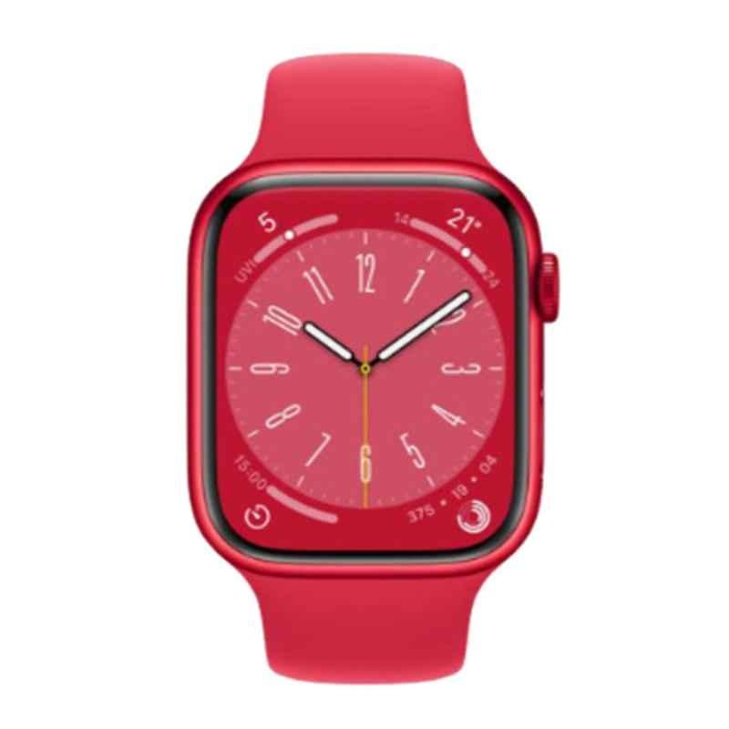 Apple iWatch Series 8 41mm Red Aluminium Case GPS Smart Watch, MNP73AE-8-GPS