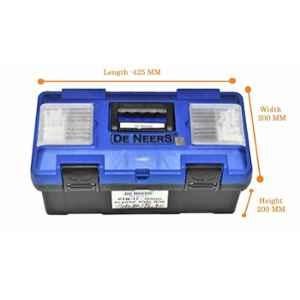 De Neers PTBO14 Plastic Tools Box with Organizer, Size: 175x175x350 mm