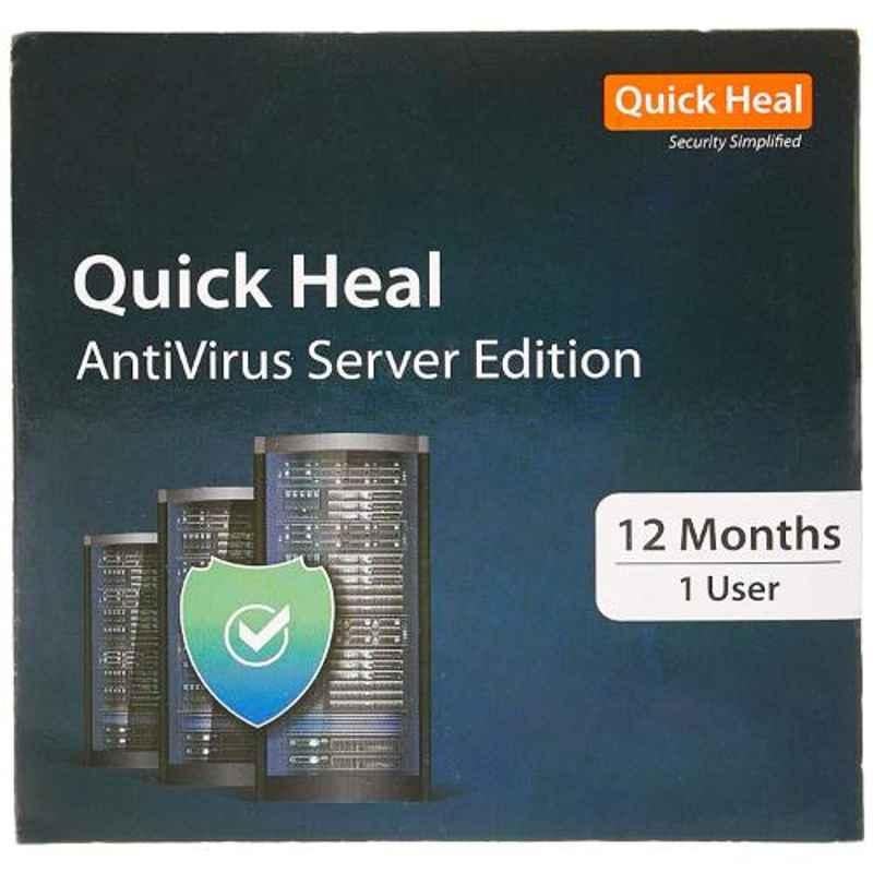 Quick Heal Antivirus Server-Edition Pack 1 User 1 Year with CD