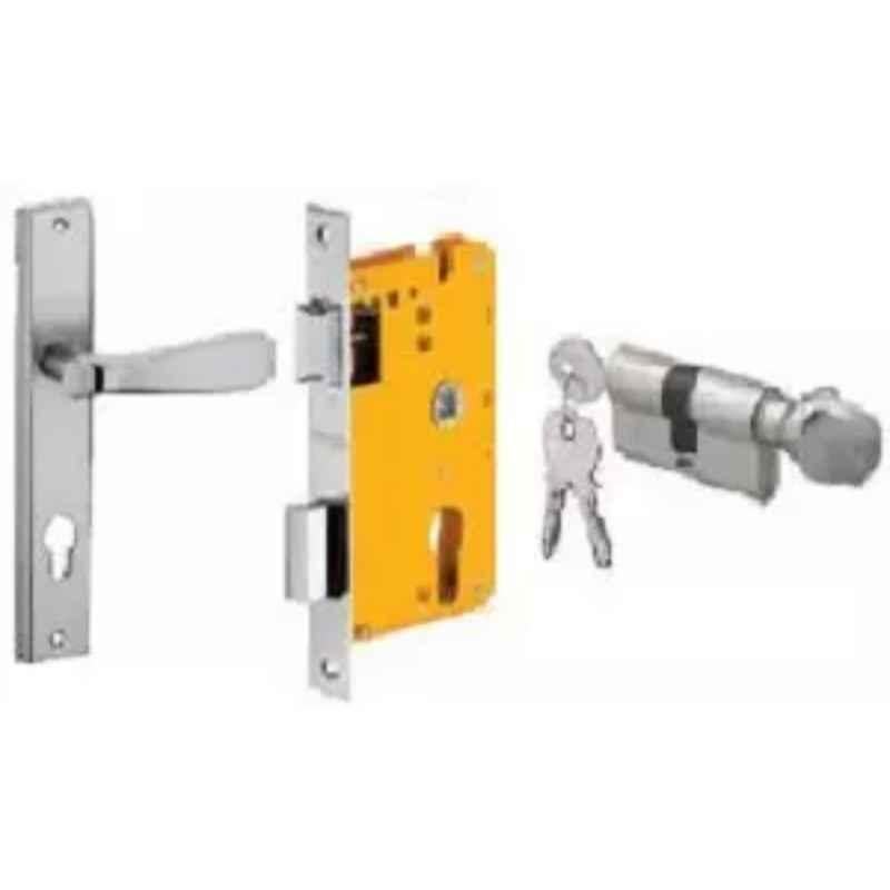 Dorset ML Series Stella 70mm Stainless Steel Patina Finish Door Handle Lock Set with Knob & Key, ML ST