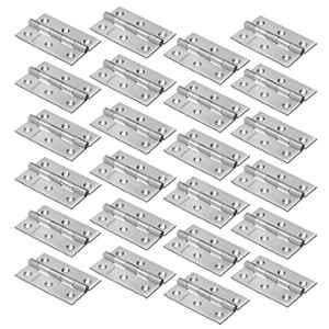 Plantex 3 inch 16 Gauge Stainless Steel Silver Satin Finish Door Hinges for Home & Office, APS-6001 (Pack of 24)
