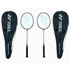 Yonex GR 303i 88g Black & Red Strung Badminton Racquet (Pack of 2)