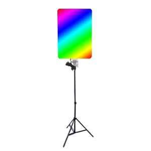 Gift Max 19 inch 3200-6500K RGB LED Video Panel Light with 7ft Stand, USB Cable & Wireless Remote Control