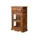 Angel Furniture 58x30x90cm Honey Glossy Finish Solid Sheesham Wood Small Kitchen Crockery Cabinet, AF-174H