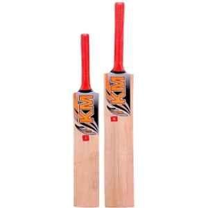 Khelo Meerut Dhoni Series 2 No Wooden Beige Cricket Bat (Pack of 2)