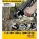 Krost 4.5A ABS & Metal Black Electric Drill Driver