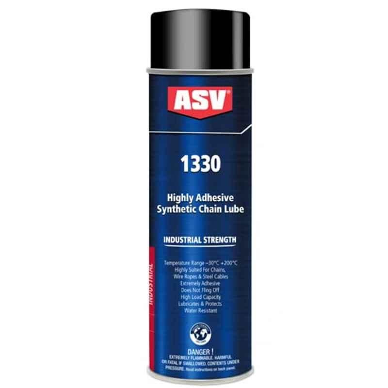 Asv 1330 Adhesive Shain Lube With Organic Moly Friction Reducers 500ml For Chains, Wire Repos And Steel Cables