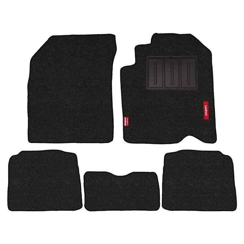 Elegant Carry 5 Pcs Polypropylene Black Carpet Car Floor Mat Set for Maruti Suzuki S-Cross