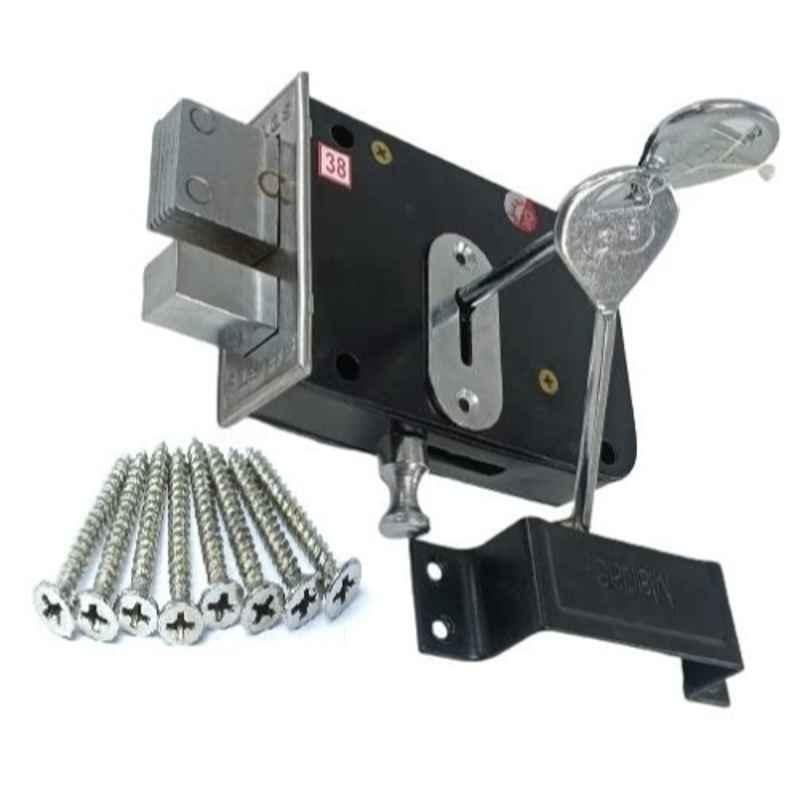Onjecx DLS1 Alloy Steel Shutter Lock with 2 Reversible Keys