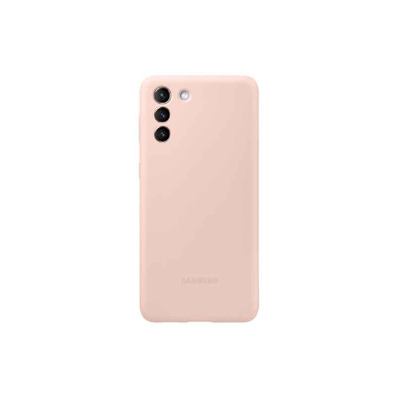 Samsung Galaxy S21 Plus Silicone Pink Back Mobile Cover, EF-PG996TPEGWW