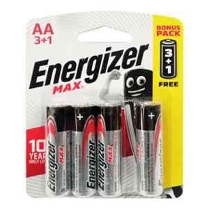 Energizer Max AA Battery (Promo Pack of 4)