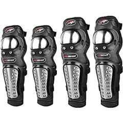 AOW Knee Guard (Black) for Bikers and Riders (Pack of 4 PCS) KN-15